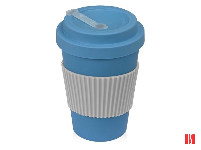 Термокружка "Muffin" из натуральных волокон, голубой