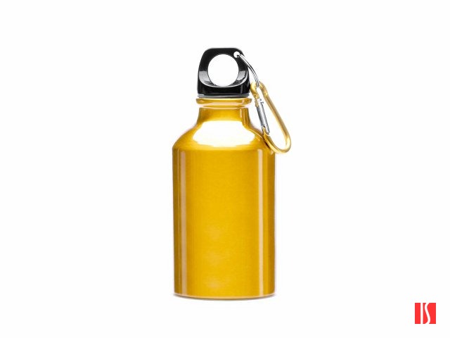 Алюминиевая бутылка с карабином YACA, желтый