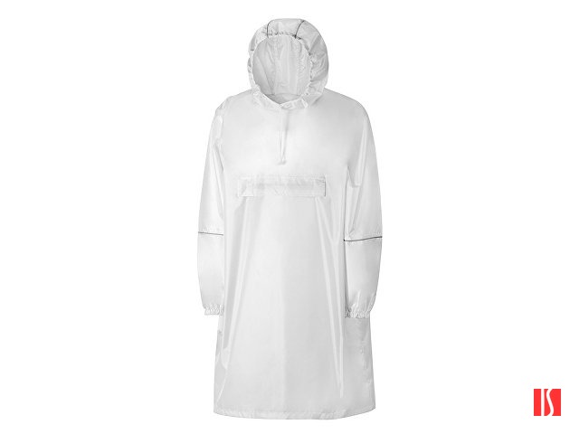 Дождевик - пончо "Galaxy" со светоотражающими элементами, белый