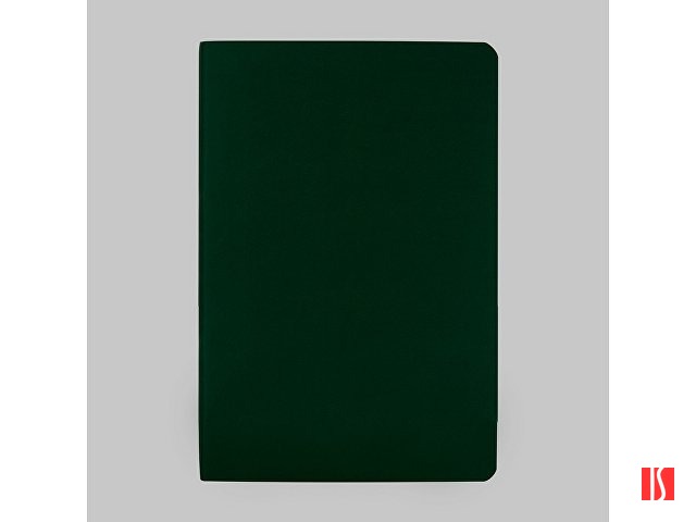 Бизнес тетрадь А5 "Megapolis flex" 60 л. soft touch клетка, зеленый