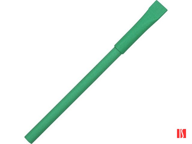 Ручка картонная с колпачком "Recycled", нефритовый