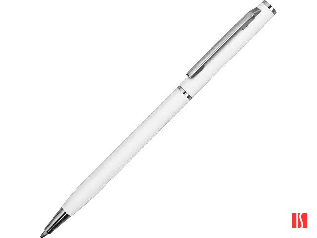 Ручка металлическая шариковая "Атриум" с покрытием софт-тач, белый