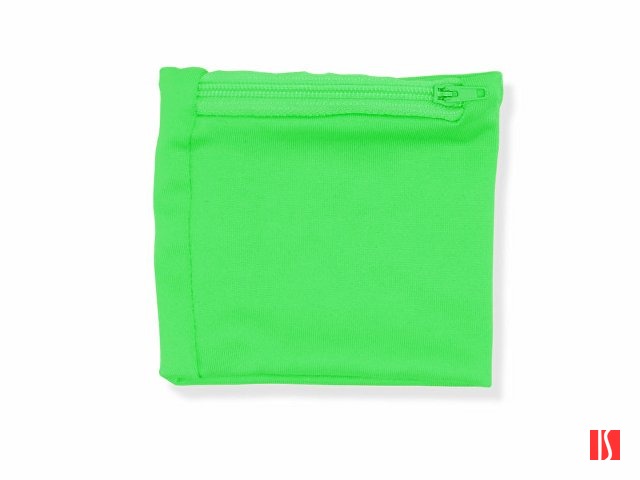 Эластичный браслет с карманом на молнии SPEED, папоротниковый