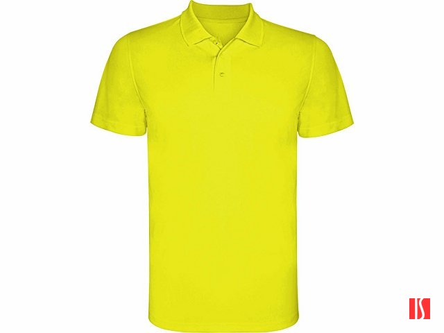 Рубашка поло "Monzha" мужская, неоновый желтый