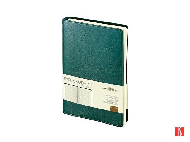 Ежедневник А5 недатированный «Milano», зеленый