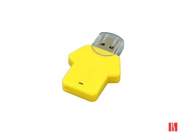 Флешка 3.0 в виде футболки, 128 Гб, желтый