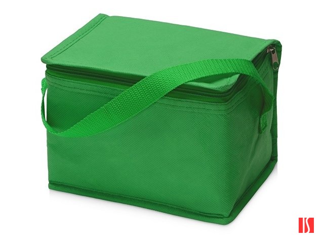 Сумка-холодильник Reviver из нетканого переработанного материала RPET, зеленый