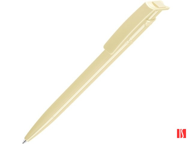 Ручка шариковая пластиковая "RECYCLED PET PEN", синий, 1 мм, бежевый