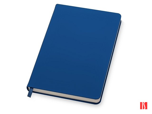 Бизнес-блокнот "С3" софт-тач с магнитом, твердая обложка, 128 листов, синий