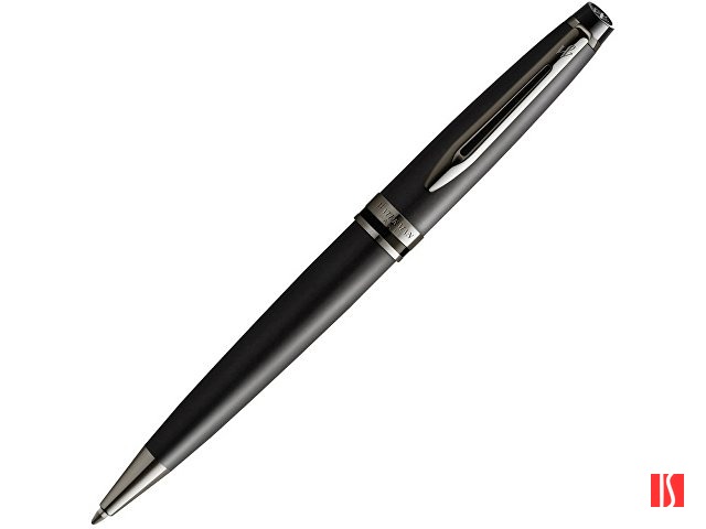 Шариковая ручка Waterman Expert Black, цвет чернил Mblue, в подарочной упаковке