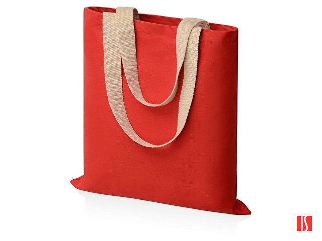 Сумка для шопинга Steady из хлопка с парусиновыми ручками, 260 г/м2, красный (P)