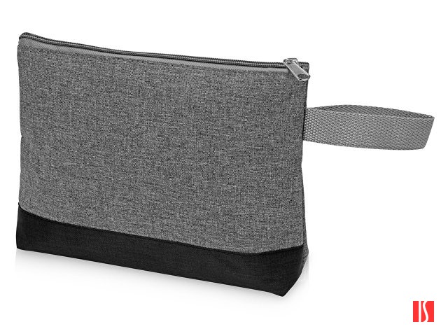 Косметичка двухцветная Trivium, серый/черный