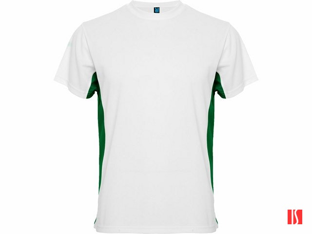 Спортивная футболка "Tokyo" мужская, белый/зеленый