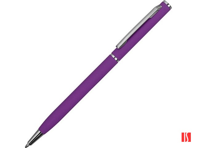 Ручка металлическая шариковая "Атриум" с покрытием софт-тач, фиолетовый