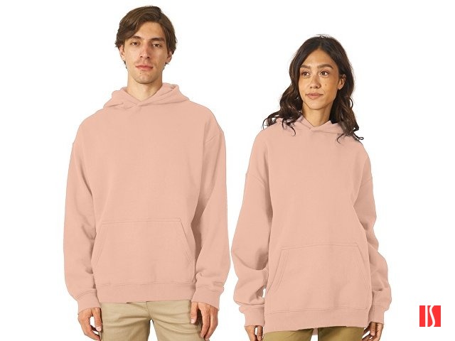 Купить Толстовка с капюшоном оверсайз «Berlin» унисекс, лосось Толстовка с капюшоном оверсайз «Berlin» унисекс, лосось