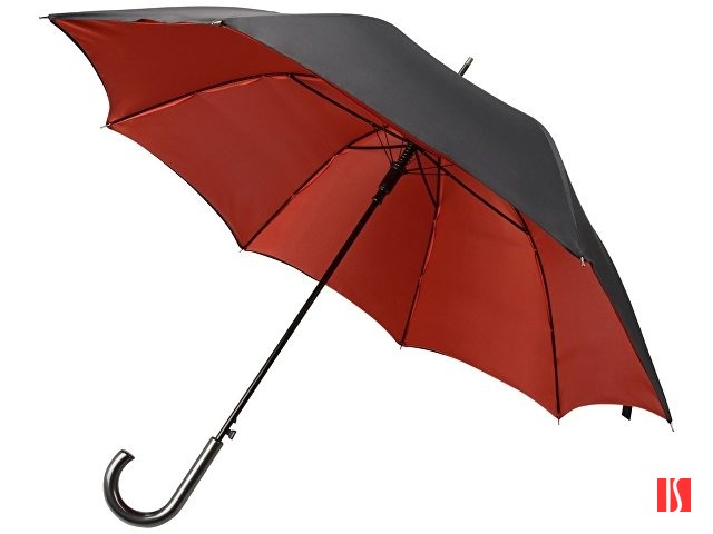 Зонт-трость полуавтоматический двухслойный