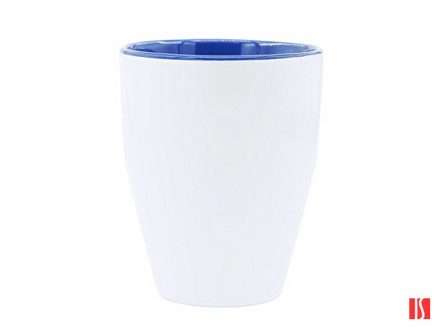 Керамическая кружка AKEBIA, 350 мл, белый/королевский синий