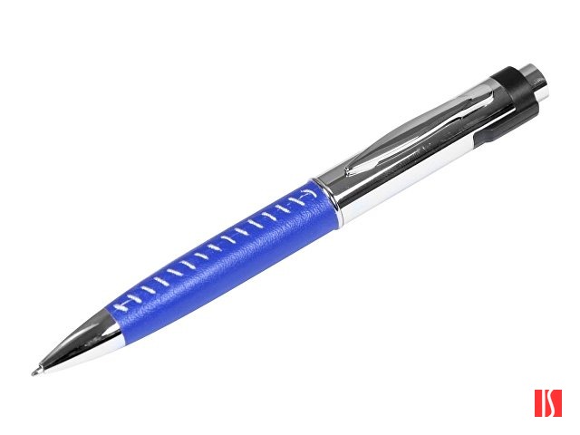 Флешка в виде ручки с мини чипом, 64 Гб, синий/серебристый