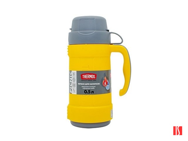 Термос со стеклянной колбой тм THERMOS PICNIC 40 Series Yellow 0,5L