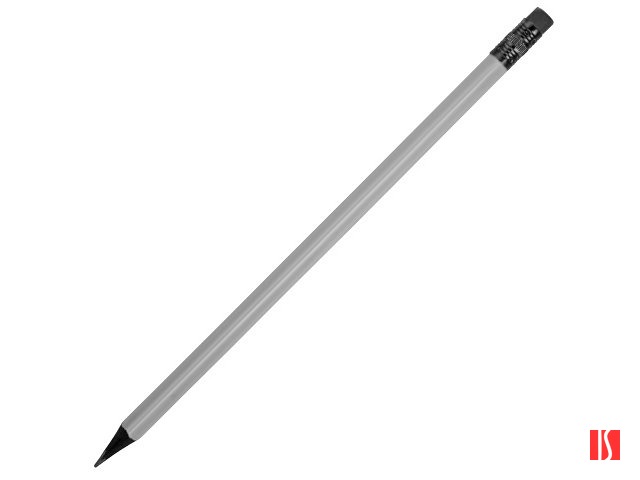 Карандаш чернографитовый трехгранный Blackie 3D, серый