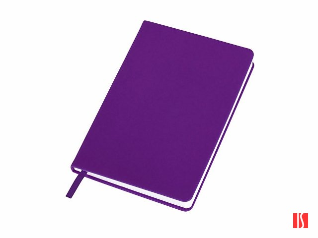 Бизнес-блокнот C2 софт-тач, твердая обложка, 128 листов, фиолетовый