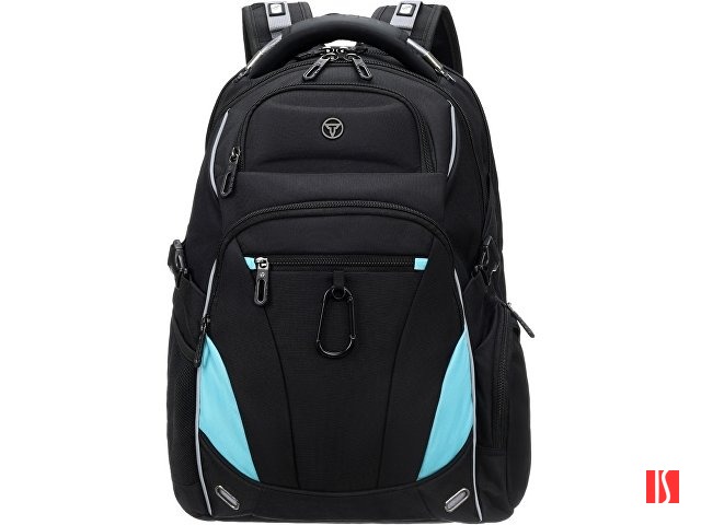 Рюкзак TORBER XPLOR с отделением для ноутбука 15", чёрный, полиэстер 900D, 34x22x46 см, 34л
