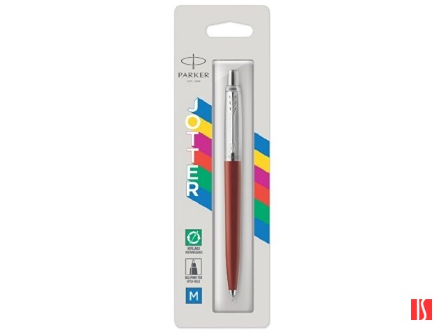 Шариковая ручка Parker Jotter Originals K60 Red CT стержень:M, цвет чернил: blue. в БЛИСТЕРЕ