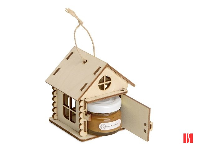 Подарочный набор "Крем-мед в домике", крем-мед с кофе 35 г