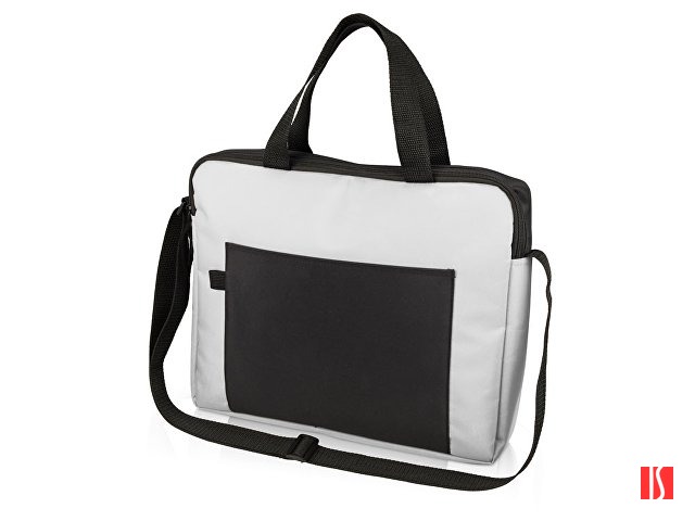 Конференц сумка для документов "Congress", белый/черный