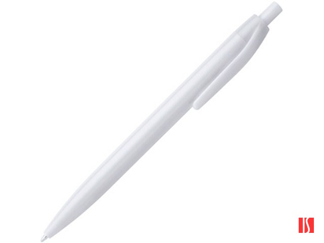 Ручка пластиковая шариковая STIX, черные чернила, белый