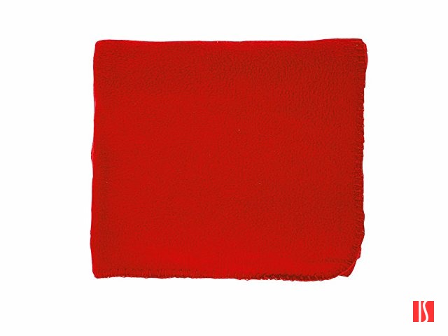 Плед LAMBERT из гладкого флиса, красный