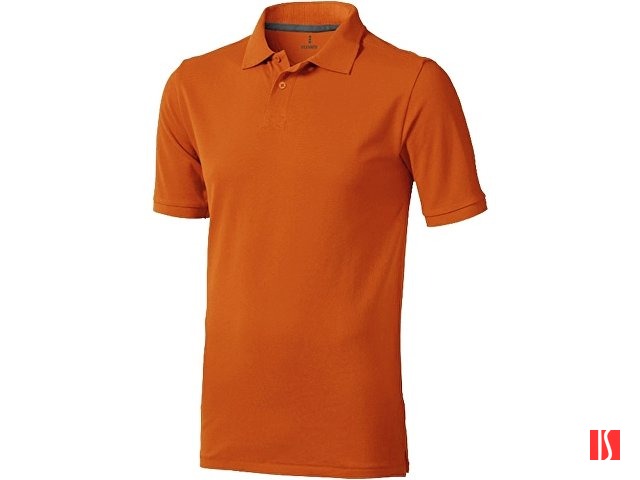 Calgary мужская футболка-поло с коротким рукавом, оранжевый