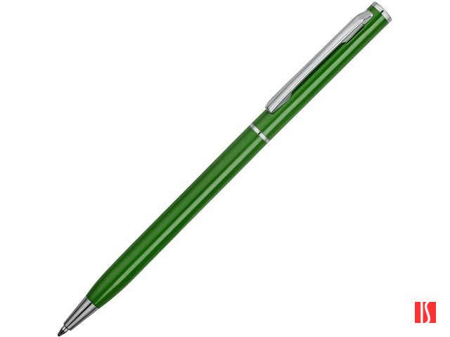 Ручка металлическая шариковая "Атриум", зеленый