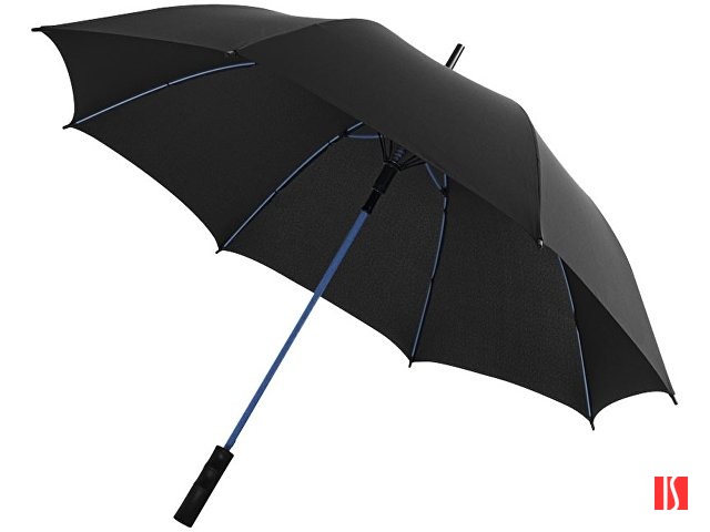 Зонт трость "Spark" полуавтомат 23", черный/синий