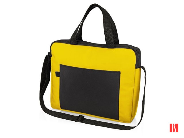 Конференц сумка для документов "Congress", желтый/черный