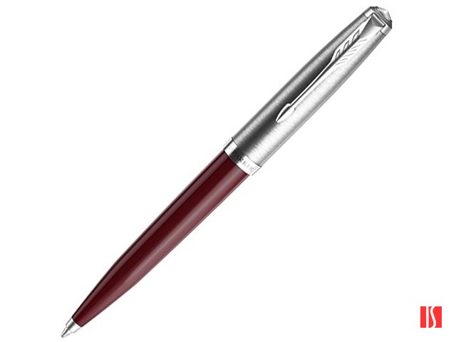 Шариковая ручка Parker 51 CORE BURGUNDY CT, стержень: M, цвет чернил: black, в подарочной упаковке.