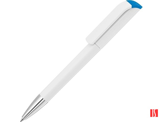 Ручка шариковая UMA «EFFECT SI», белый/синий