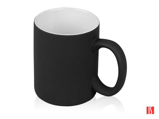 Кружка с покрытием soft-touch «Barrel of a Gum», черный Р)