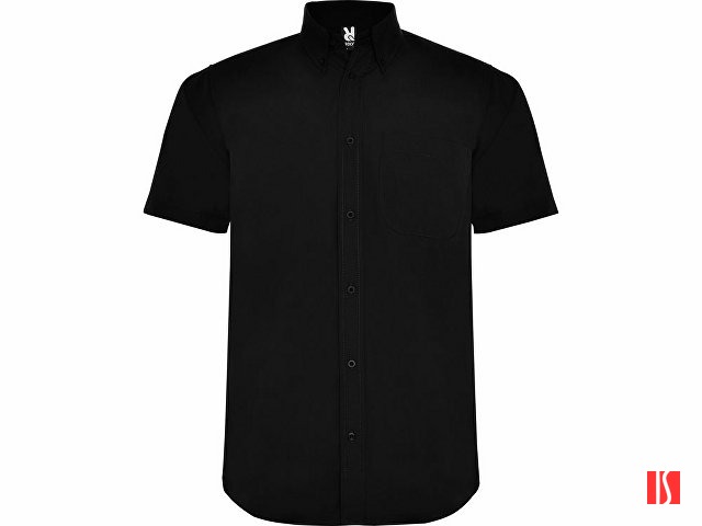 Рубашка "Aifos" мужская с коротким рукавом,  черный