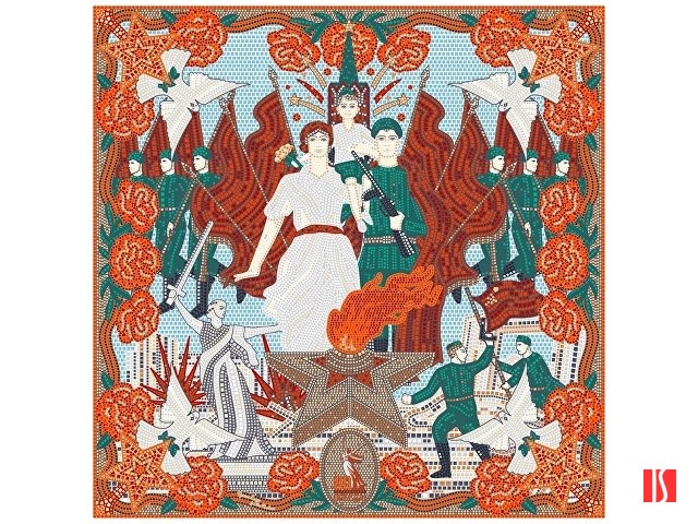 Платок «80 лет Великой Победы»