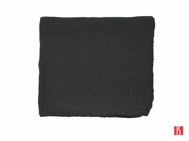 Плед LAMBERT из гладкого флиса, черный