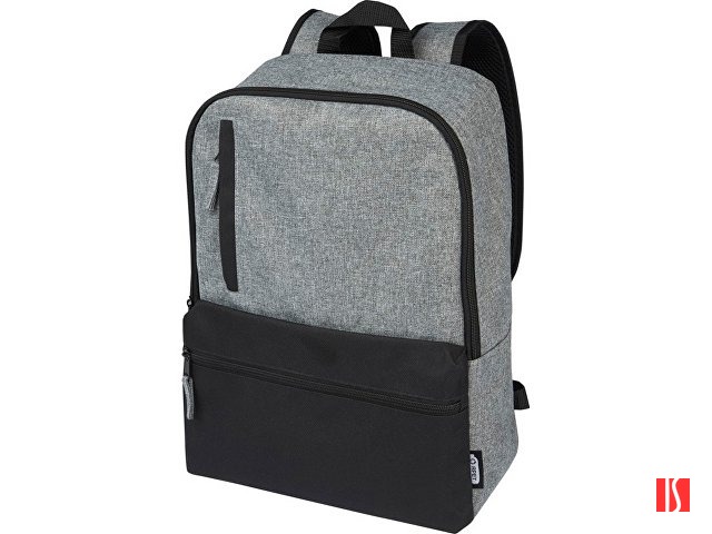 Двухцветный рюкзак для ноутбука 15" Reclaim объемом 14 л, изготовленный из переработанных материалов по стандарту GRS, серый яркий