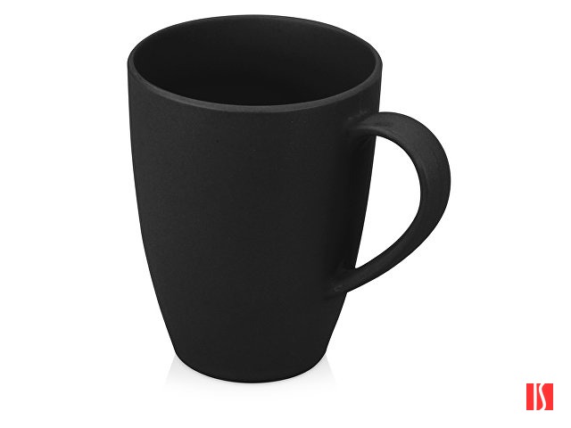 Кружка "Grain" из натуральных волокон, черный