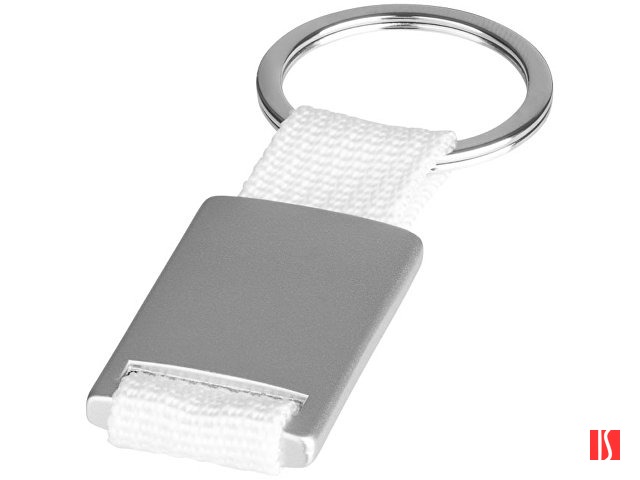 Брелок Alvaro, серебристый/белый