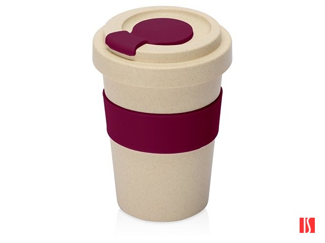 Стакан из пшеничного волокна «Flava», burgundy