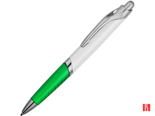 Ручка шариковая «Призма», белый/зеленый