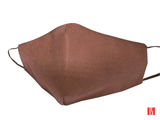 Маска для лица многоразовая из спанбонда, коричневый