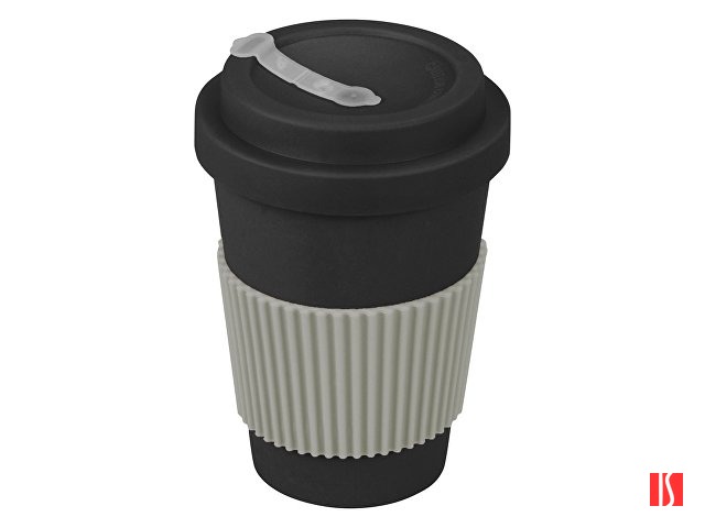 Термокружка "Muffin" из натуральных волокон, черный