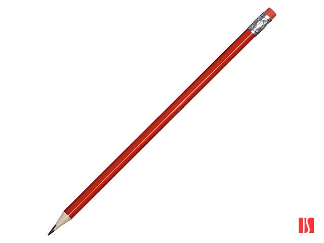 Трехгранный карандаш "Графит 3D", красный