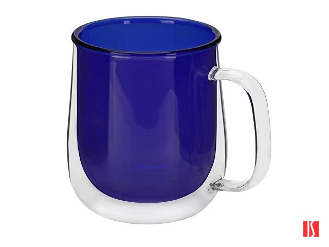 Цветная кружка Ubud с двойными стенками, синий